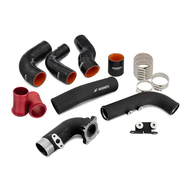 Genuine Mishimoto 2023+ Toyota GR Corolla Intercooler Pipe Kit - Micro Wrinkle Black